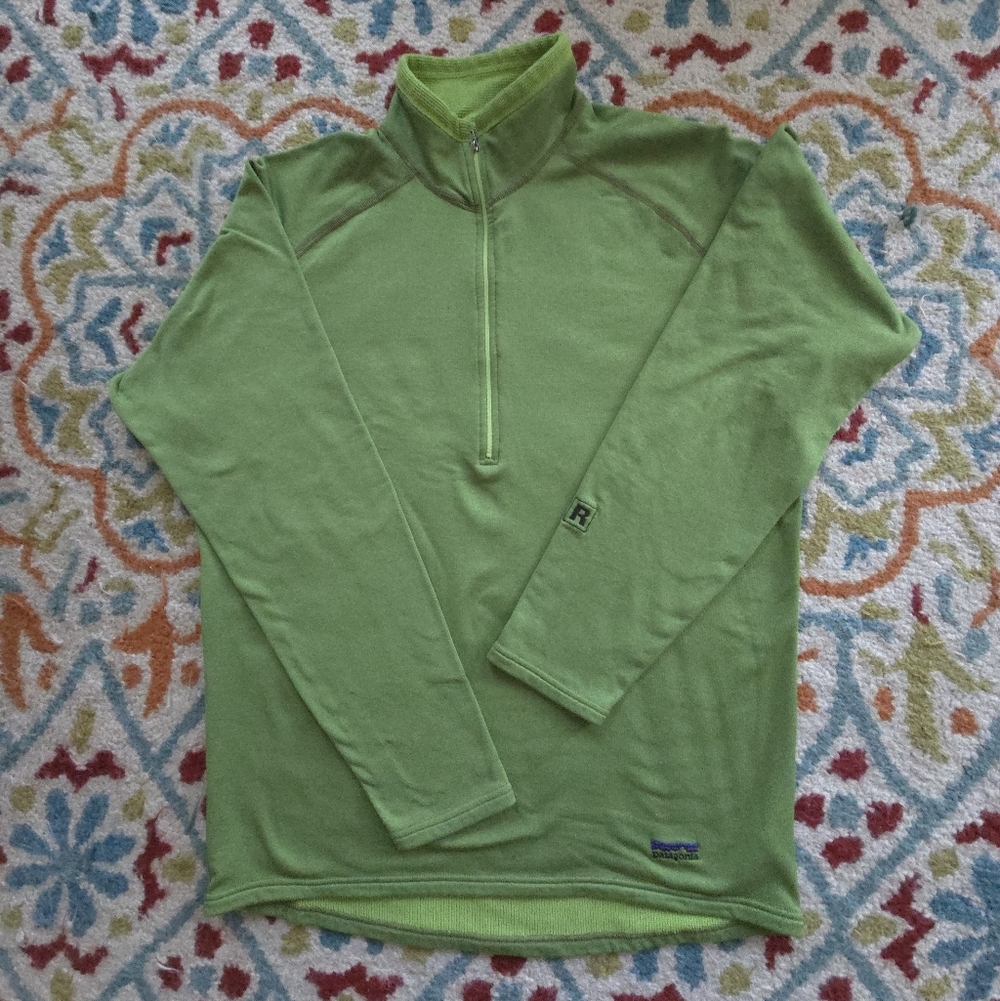 Patagonia Vibrant Green Pullover Mens - L